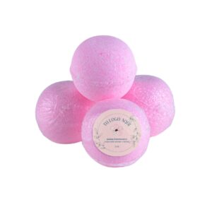 Bombas efervescentes para baño aroma Rosas