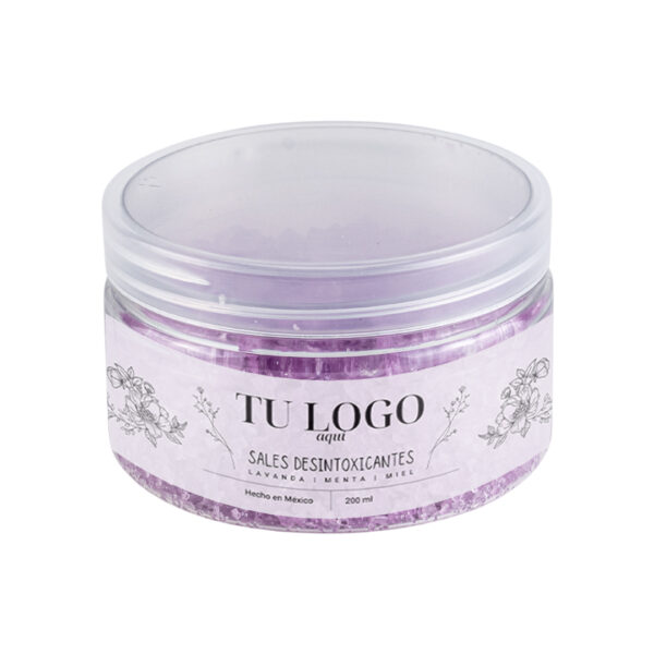 Sales desintoxicantes lavanda menta miel